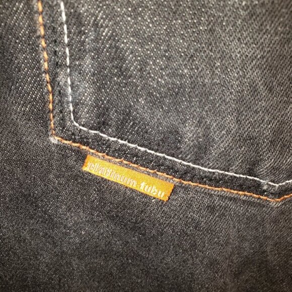 Platinum FUBU Fat Albert Shorts, Sz 34. Denim - Picture 4 of 8